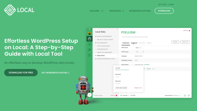 Effortless WordPress Setup on Local: A Step-by-Step Guide with Local Tool